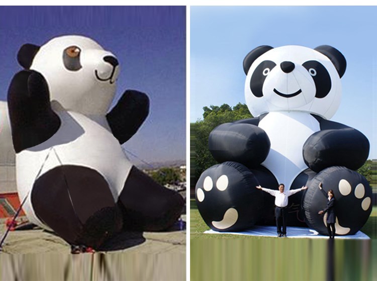 南岸充气熊猫展示